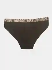 Черный трусы женские молоденые "спорт"