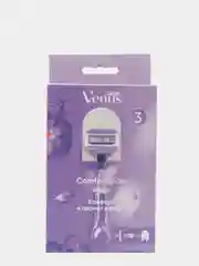 Женская бритва Venus Comfort Glide с 3 сменными кассетами и подставкой