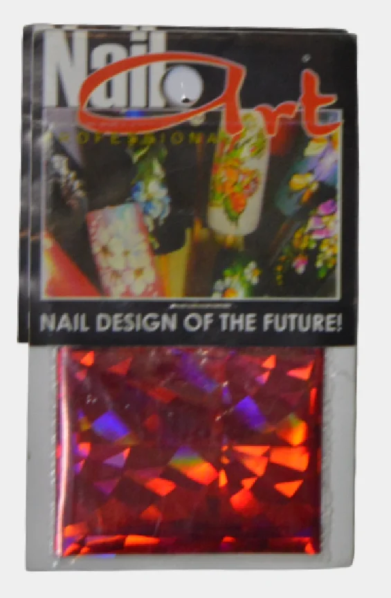 Красный фольга ДЛЯ НОГТЕЙ Nail Art
