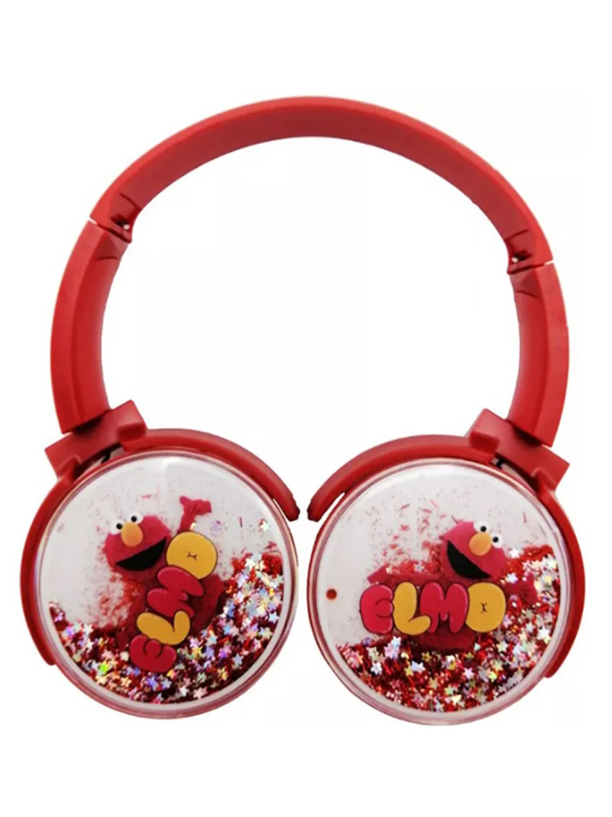 Коралловый беспроводные накладные наушники BT002 Дамбо/ Сезам/ Hello kitty/ фaламинго/ единорог