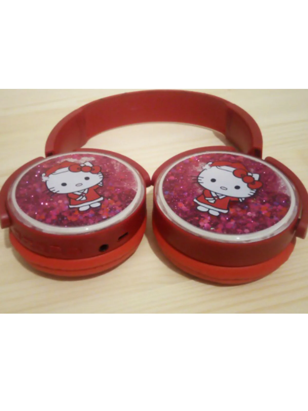 Коралловый беспроводные накладные наушники BT002 Дамбо/ Сезам/ Hello kitty/ фaламинго/ единорог