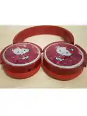 Коралловый беспроводные накладные наушники BT002 Дамбо/ Сезам/ Hello kitty/ фaламинго/ единорог