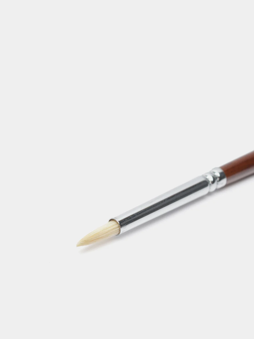 Кисть художественная профессиональная BRAUBERG "CLASSIC", щетина, круглая, № 4, 200708