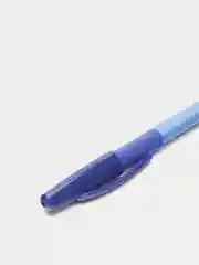 Ручка шариковая масляная Attache Antibacterial А05, трехгранный корпус, синяя, толщина линии 0.5 мм