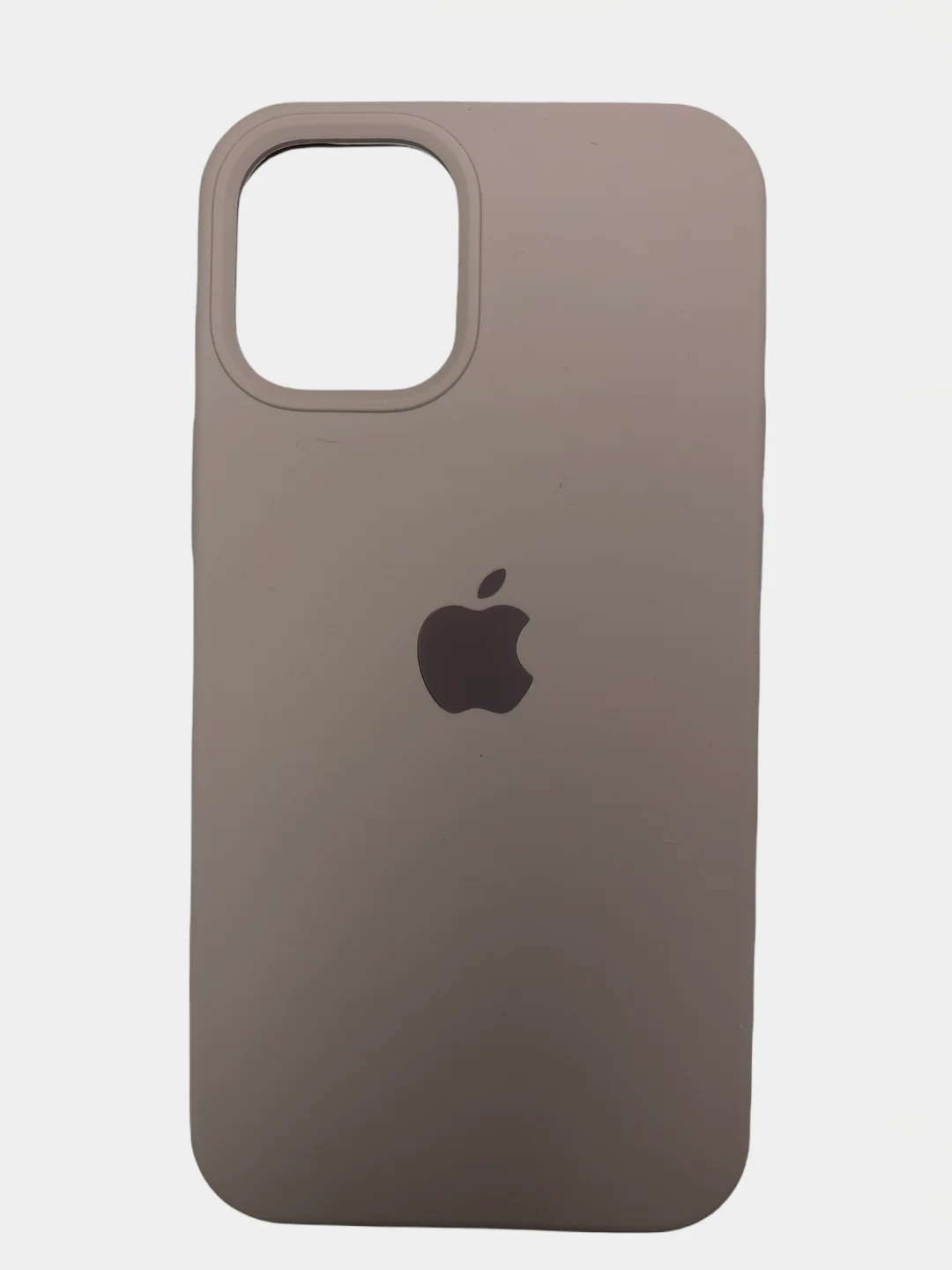 Бежевый меланж чехол Silicone Case для iPhone 12 mini