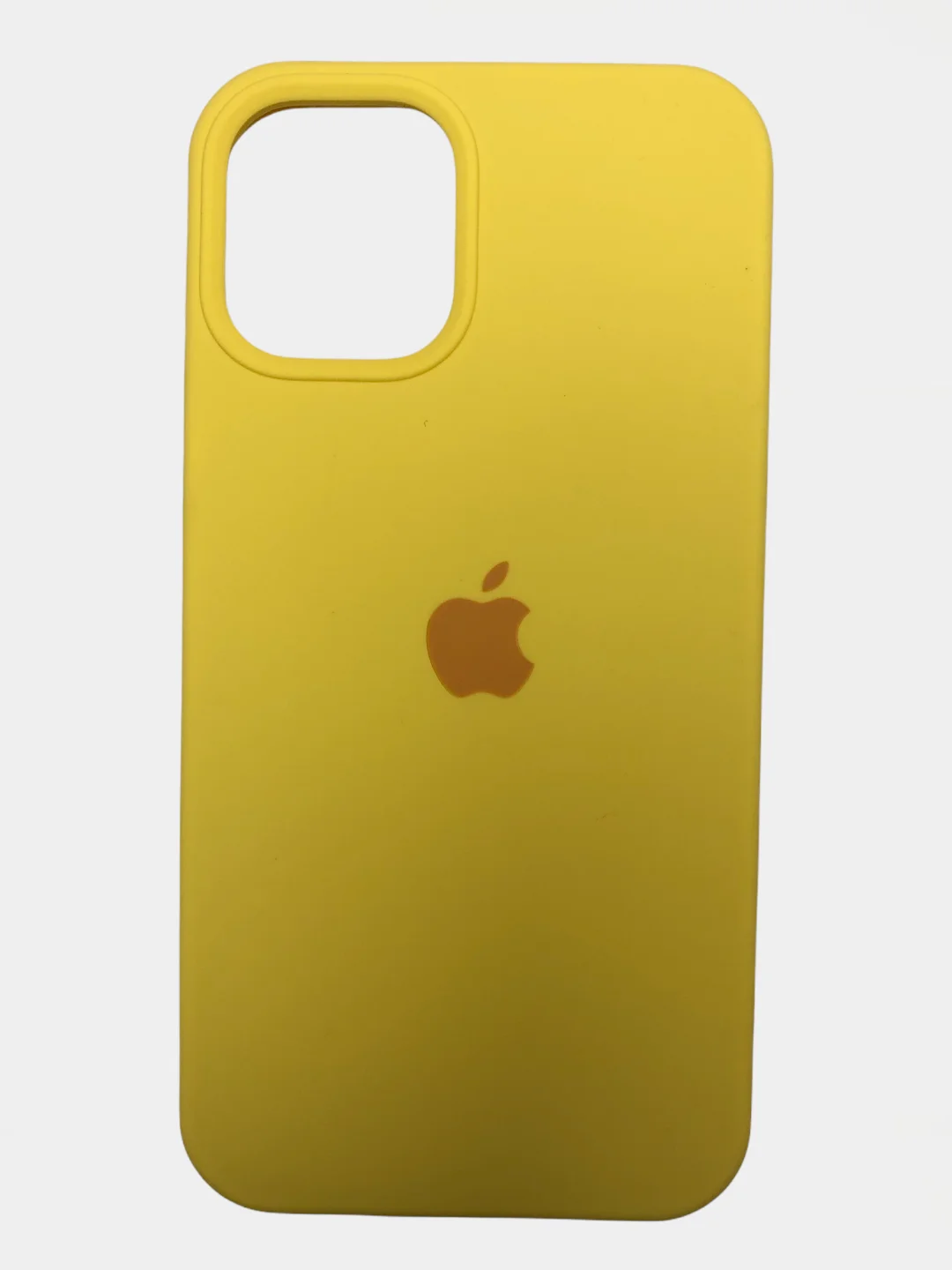 Желтый чехол Silicone Case для iPhone 12 mini