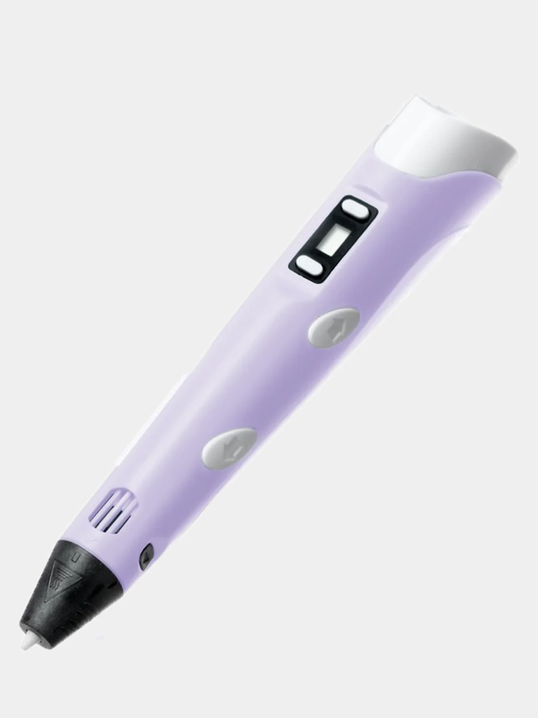 Лавандовый 3d, 3Д ручка Spider Pen LITE с ЖК дисплеем + трафарет в подарок (3 D/3 Д ручка)