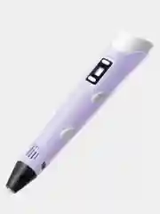 Лавандовый 3d, 3Д ручка Spider Pen LITE с ЖК дисплеем + трафарет в подарок (3 D/3 Д ручка)