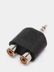 Переходник гнездо 2RCA - штекер jack 3.5