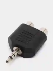 Переходник гнездо 2RCA - штекер jack 3.5