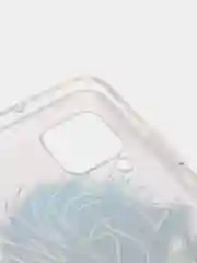 Индиго чехол Huawei P40 Lite, Хуавей П40 Лайт прозрачный силиконовый с рисунком