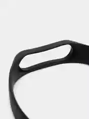 Черный силиконовый ремешок Xiaomi Mi Band 3 и Band 4