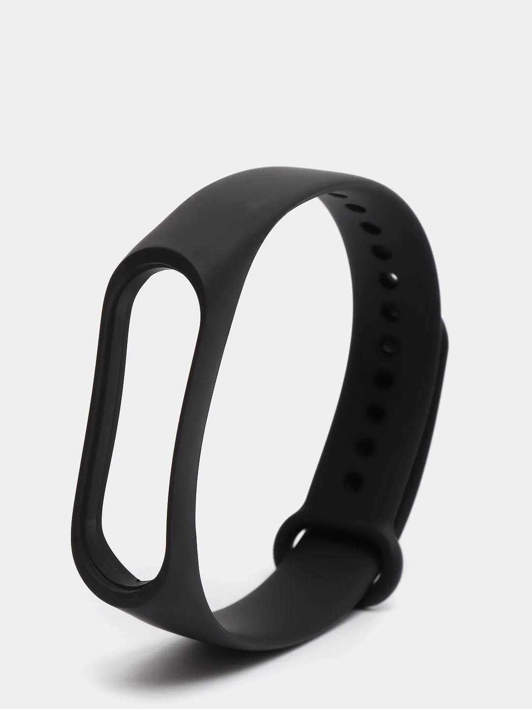 Черный силиконовый ремешок Xiaomi Mi Band 3 и Band 4