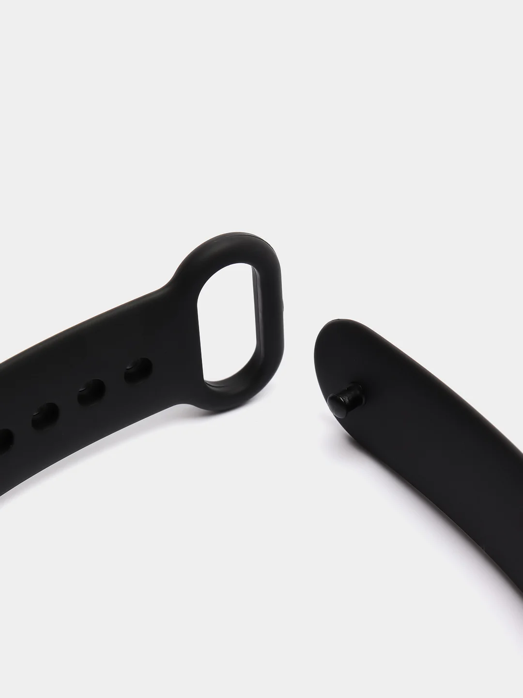 Черный силиконовый ремешок Xiaomi Mi Band 3 и Band 4