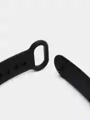 Черный силиконовый ремешок Xiaomi Mi Band 3 и Band 4