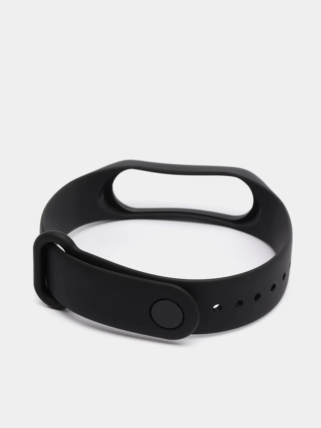 Черный силиконовый ремешок Xiaomi Mi Band 3 и Band 4