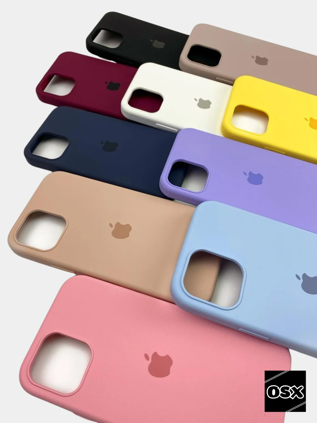 Белый чехол Silicone Case для Apple iPhone 13