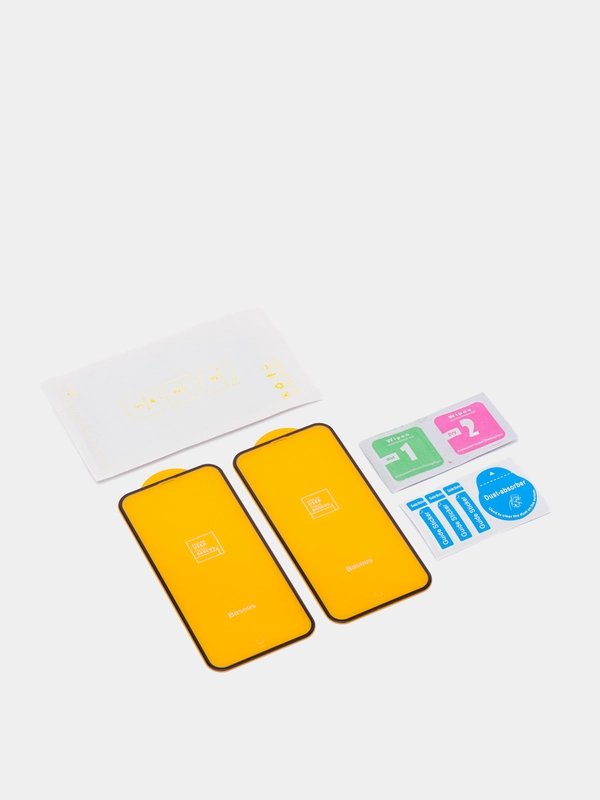 Защитное 3D стекло (2шт) Baseus 0.3мм для iPhone 12 Mini