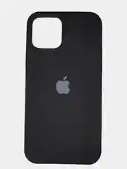 Черный чехол Silicone Case для iPhone 12, 12 pro
