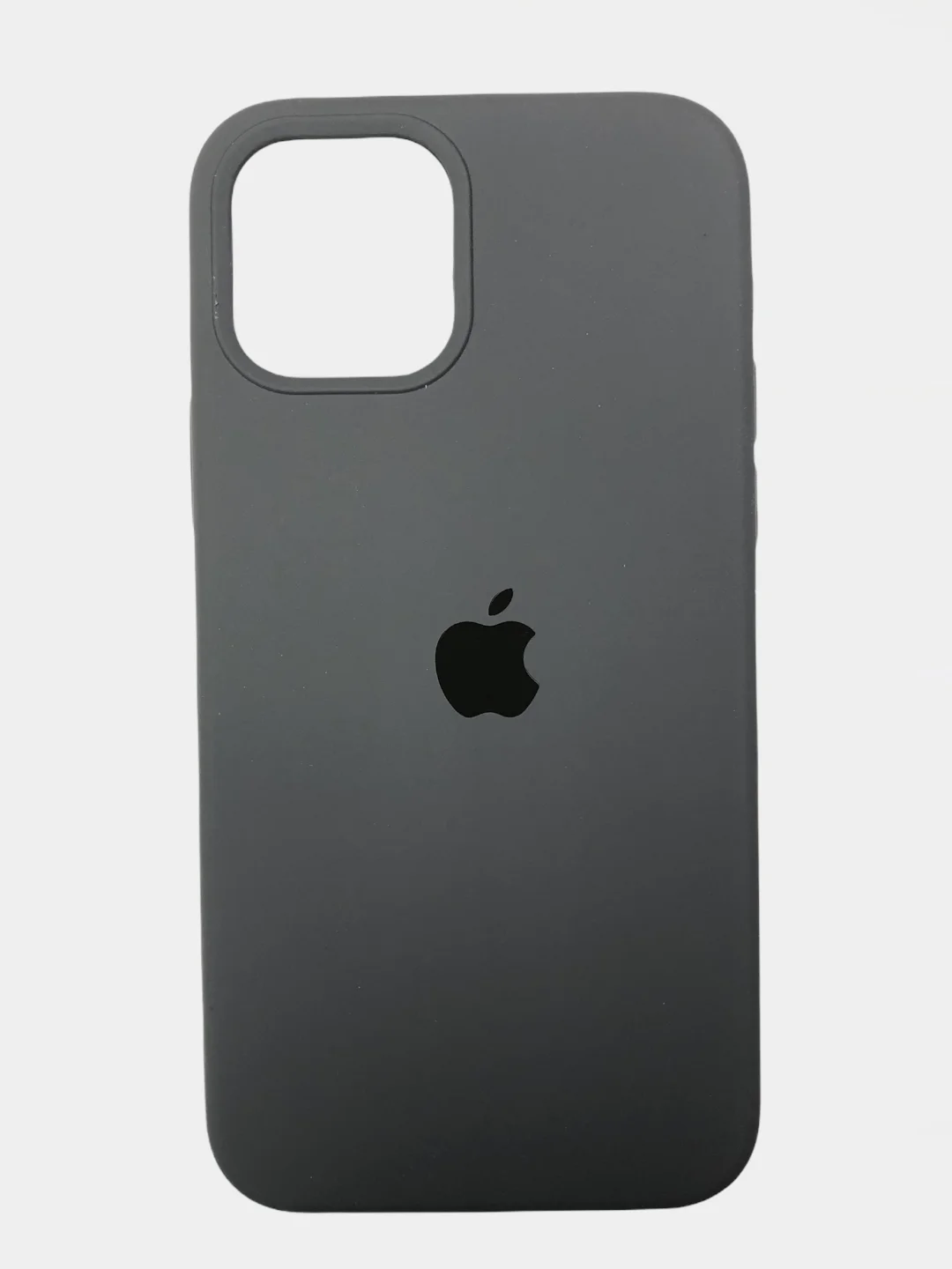 Угольный чехол Silicone Case для iPhone 12, 12 pro