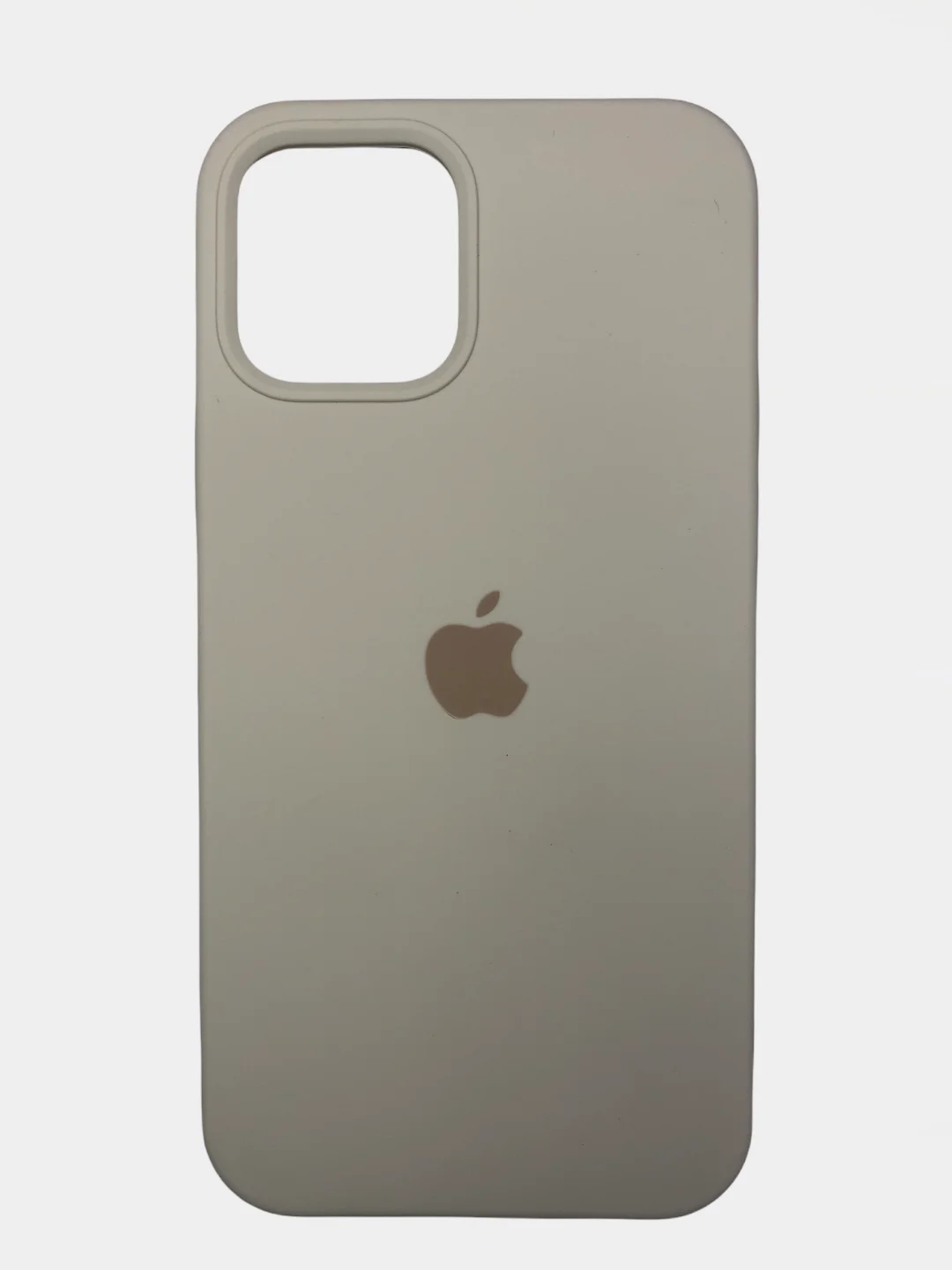 Бежевый чехол Silicone Case для iPhone 12, 12 pro