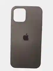 Бежевый меланж чехол Silicone Case для iPhone 12, 12 pro
