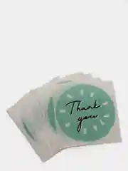 Набор наклеек для бизнеса Thank you, 4 х 4 см