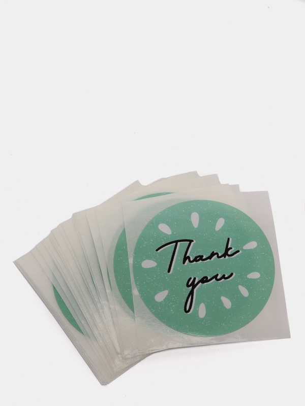 Набор наклеек для бизнеса Thank you, 4 х 4 см