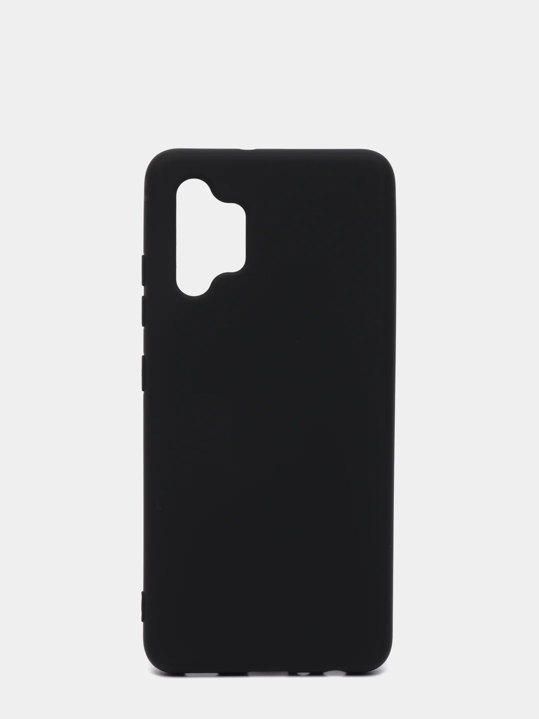 Черный чехол Samsung Galaxy A32 (4G), Галакси А32 4G силиконовый Silicone Cover с закрытым низом