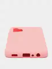 Розовый чехол Samsung Galaxy A32 (4G), Галакси А32 4G силиконовый Silicone Cover с закрытым низом