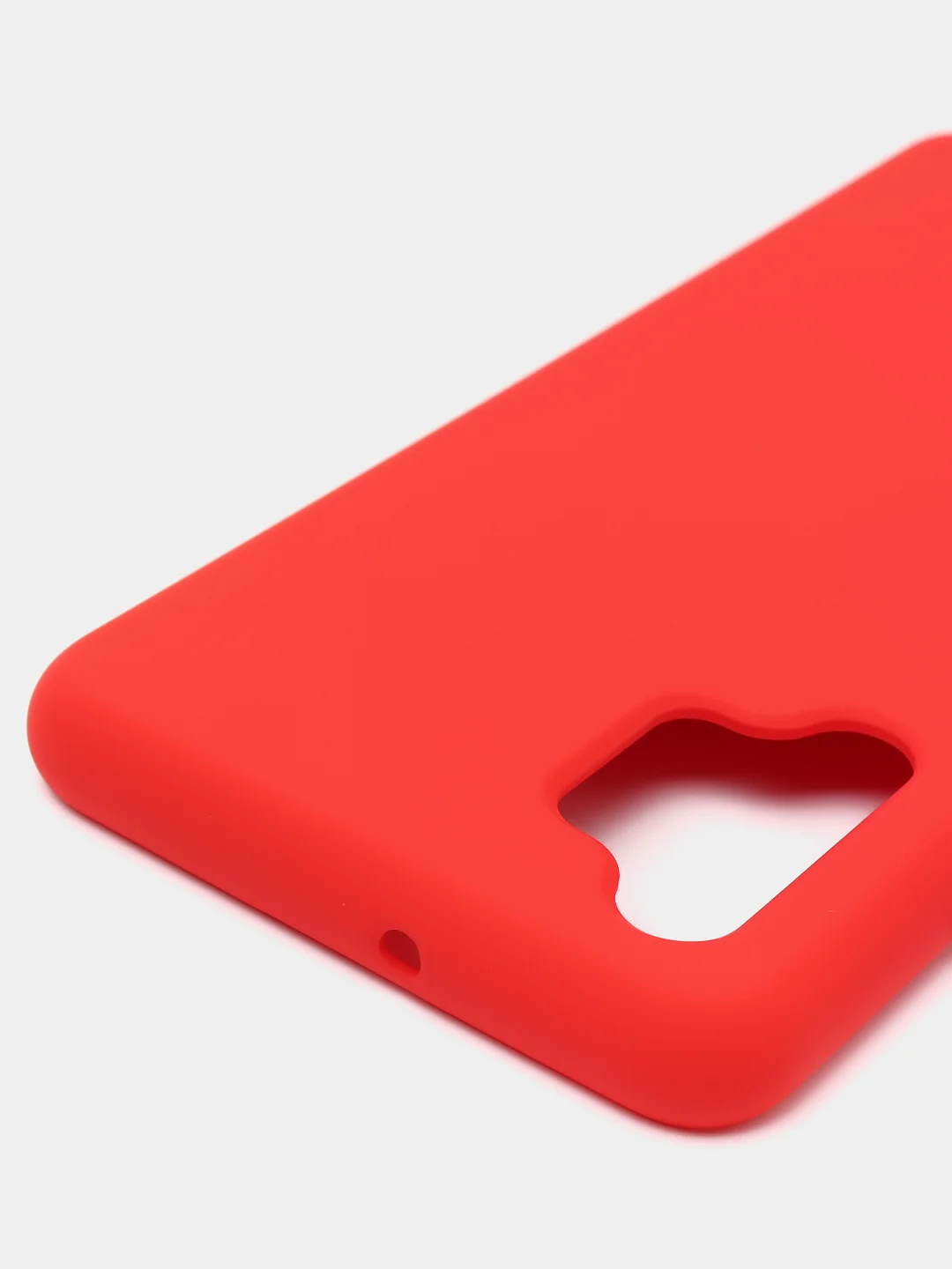 Красный чехол Samsung Galaxy A32 (4G), Галакси А32 4G силиконовый Silicone Cover с закрытым низом