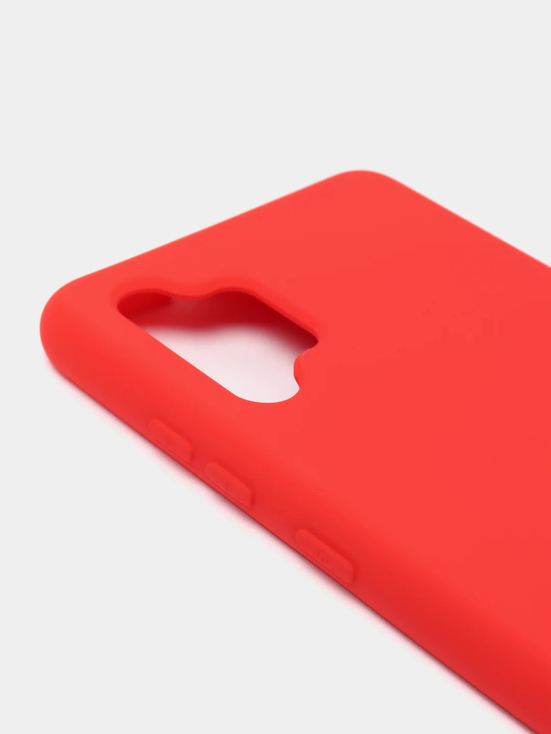 Красный чехол Samsung Galaxy A32 (4G), Галакси А32 4G силиконовый Silicone Cover с закрытым низом