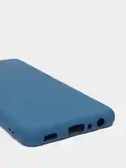 Темно-синий чехол Samsung Galaxy A32 (4G), Галакси А32 4G силиконовый Silicone Cover с закрытым низом
