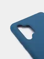 Темно-синий чехол Samsung Galaxy A32 (4G), Галакси А32 4G силиконовый Silicone Cover с закрытым низом