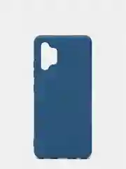 Темно-синий чехол Samsung Galaxy A32 (4G), Галакси А32 4G силиконовый Silicone Cover с закрытым низом