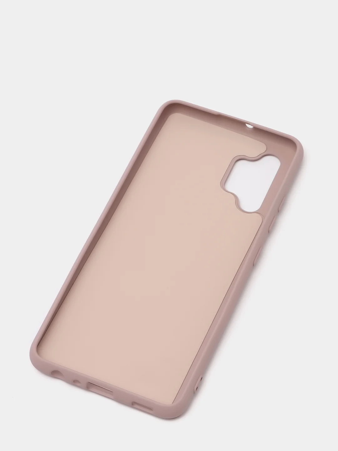 Бежевый меланж чехол Samsung Galaxy A32 (4G), Галакси А32 4G силиконовый Silicone Cover с закрытым низом
