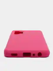 Пурпурный чехол Samsung Galaxy A32 (4G), Галакси А32 4G силиконовый Silicone Cover с закрытым низом