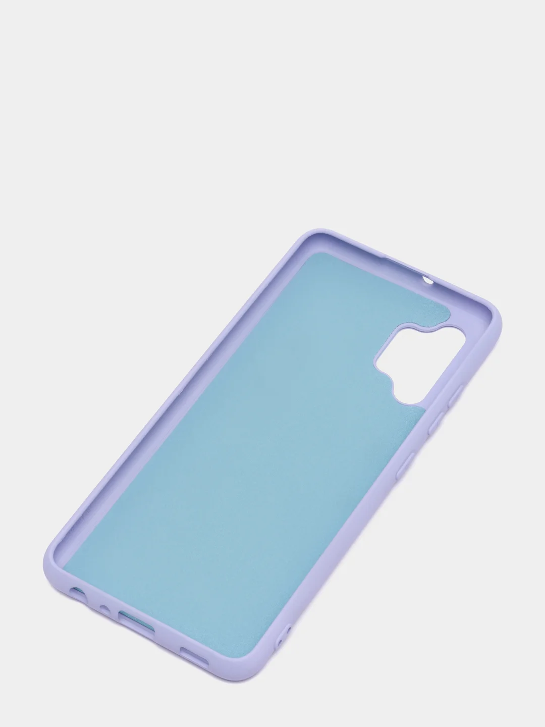 Лавандовый чехол Samsung Galaxy A32 (4G), Галакси А32 4G силиконовый Silicone Cover с закрытым низом