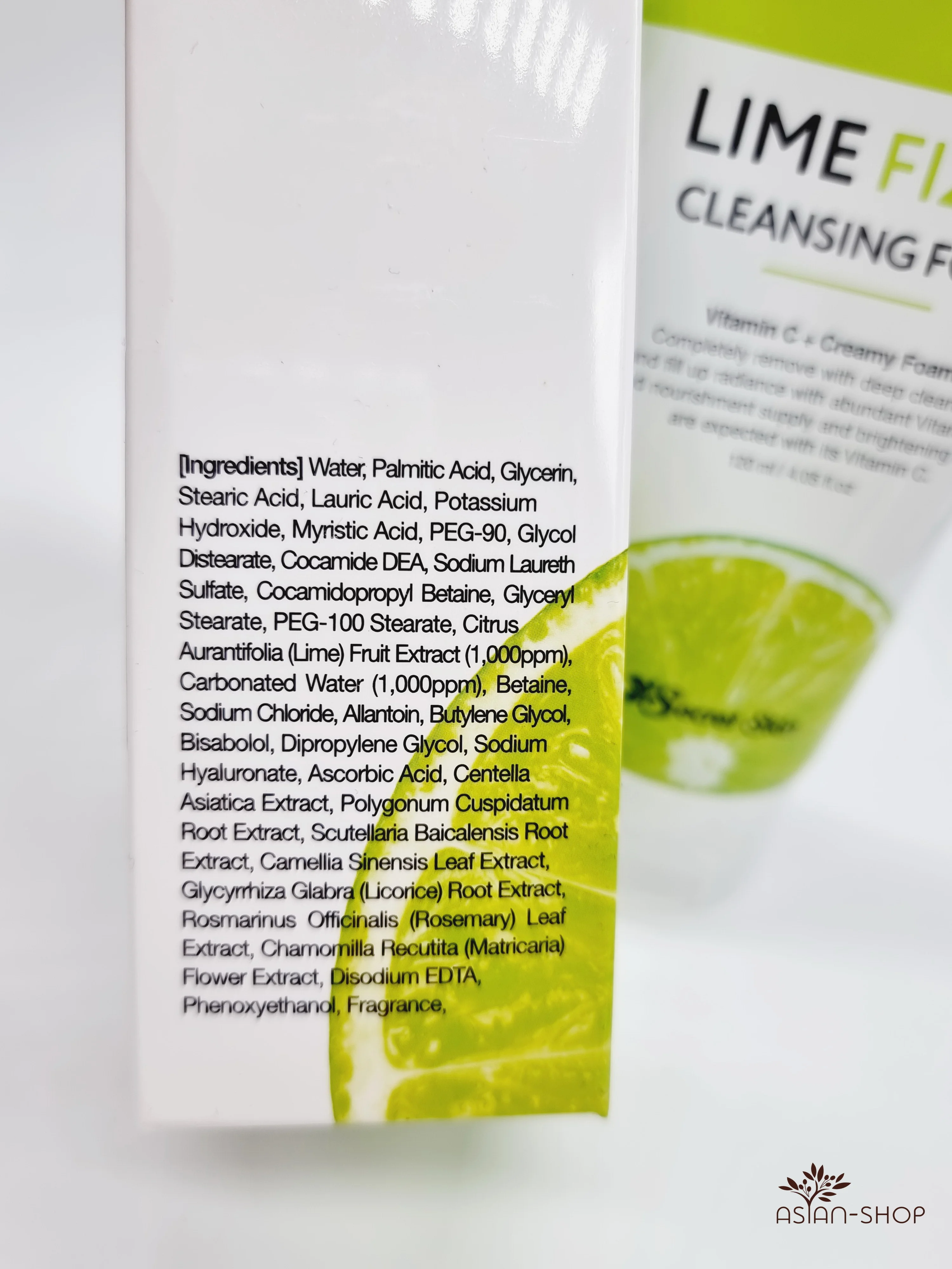 Пенка для умывания с экстрактом лайма Secret Skin Lime Fizzy Cleansing Foam, 120мл
