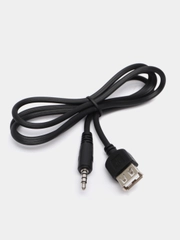 Кабель Аудио 3,5 Jack-USBA (мама) 1 м