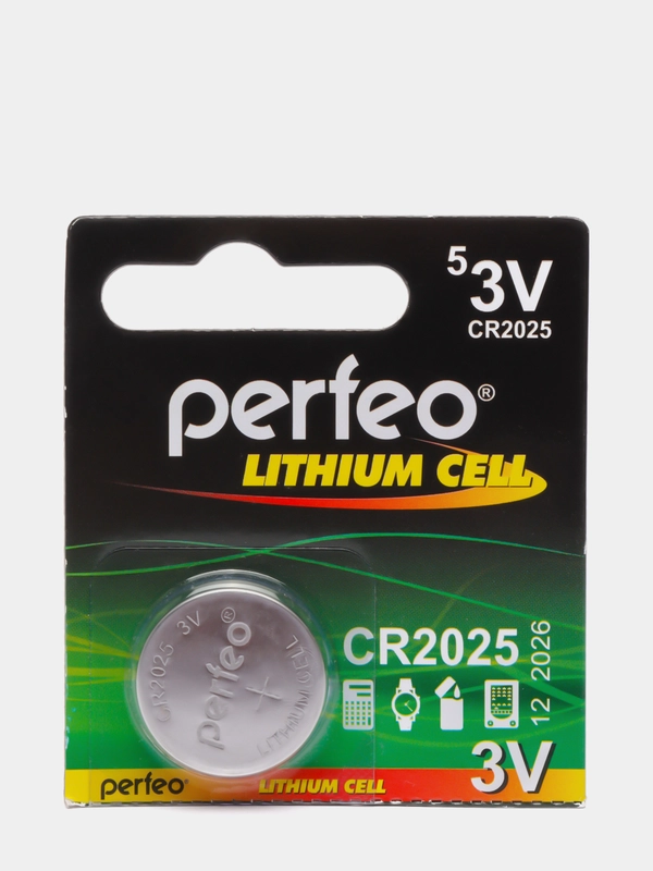 Батарейка таблетка Perfeo 2016 / 2025 / 2032, 3V, литиевая