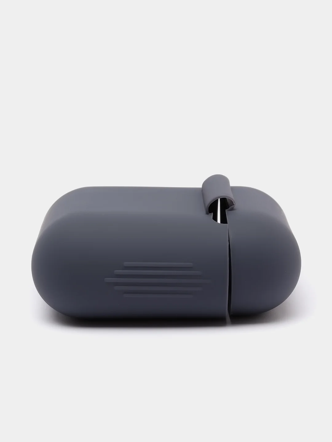 Синий меланж силиконовый чехол для наушников AirPods 1, 2