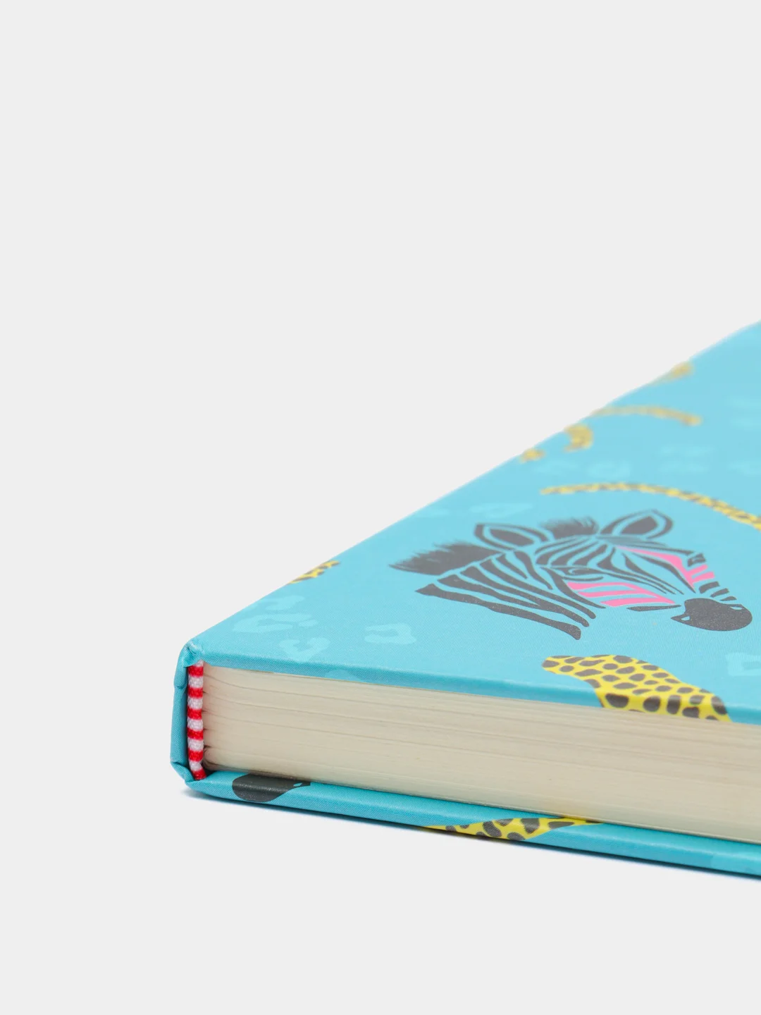 Голубой ежедневник "Animals" в линейку, недатированный, твердая обложка, А5, 96 листов pkt
