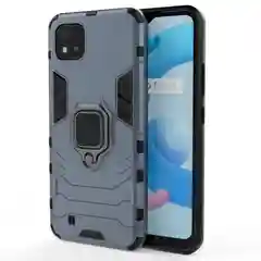 Синий меланж чехол противоударный на Realme C20 и Realme C11 2021 (Реалми С20 и Реалми С11 2021)