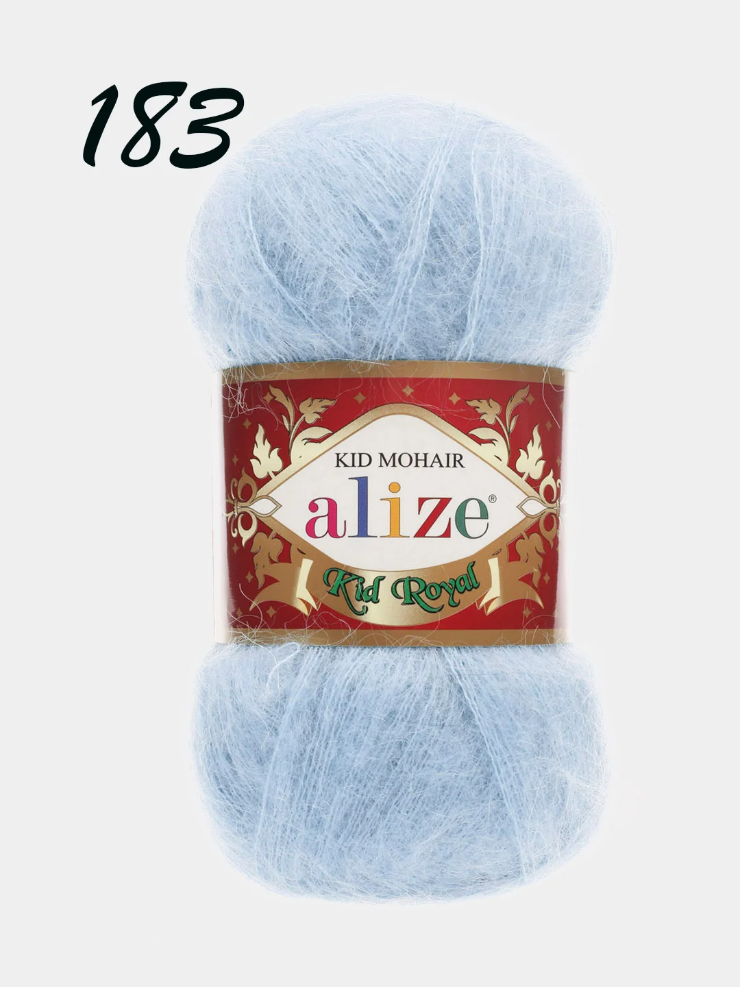 Ледяной пряжа Alize Kid Mohair Kid Royal 50 62% Кид мохер 38% Полиамид 50г 500м
