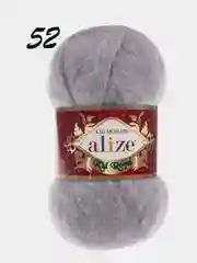 Серый пряжа Alize Kid Mohair Kid Royal 50 62% Кид мохер 38% Полиамид 50г 500м