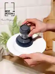 Щётка для мытья посуды Best Room, с дозатором для моющего средства
