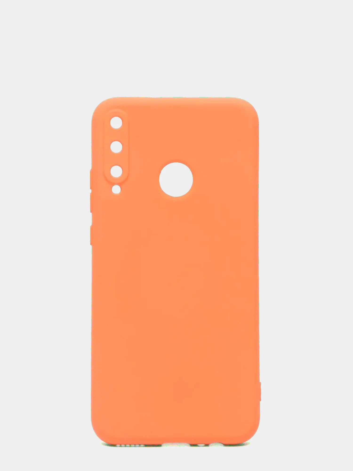 Оранжевый чехол 5 цветов Honor 9C / Huawei P40 Lite E силиконовый цветной матовый с подкладом