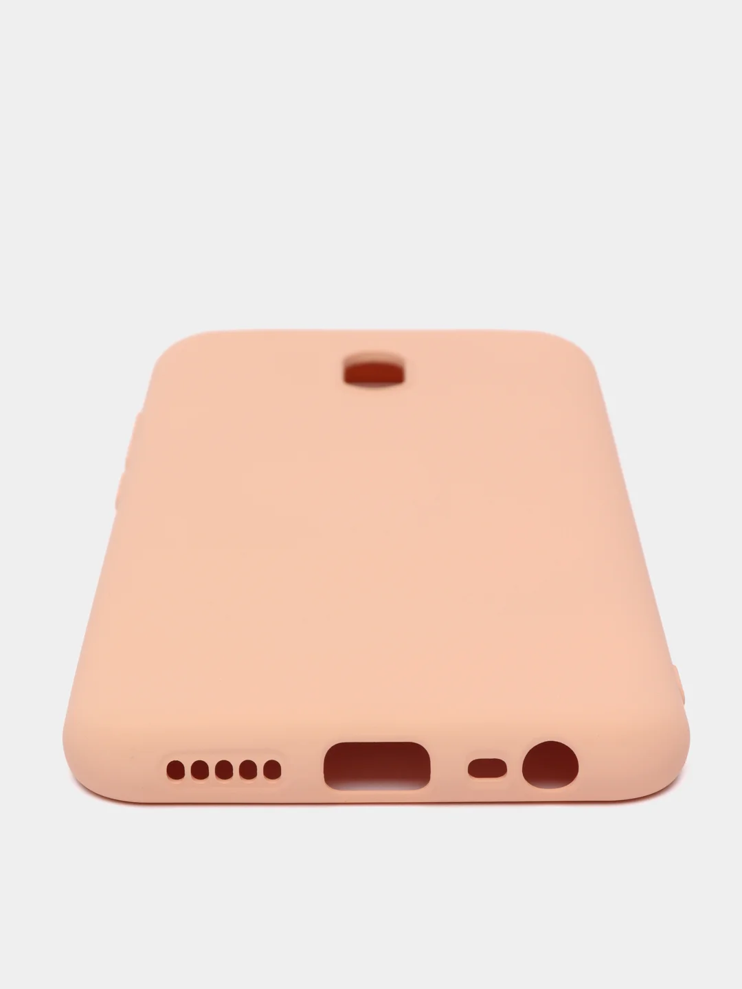 Бежевый чехол Xiaomi Redmi 8A, Редми 8А, силиконовый цветной матовый с подкладом из микрофибры