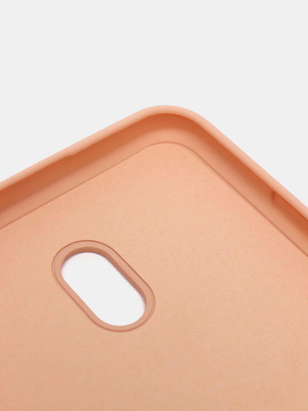 Бежевый чехол Xiaomi Redmi 8A, Редми 8А, силиконовый цветной матовый с подкладом из микрофибры
